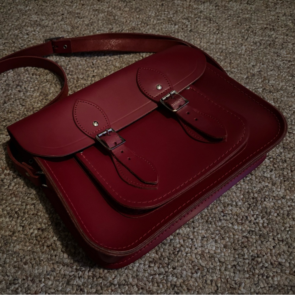 The Cambridge Satchel Company Deep Red Leather Bag